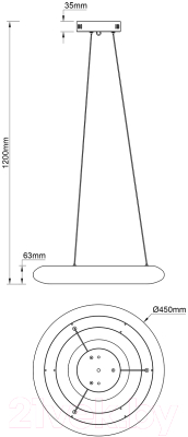 Потолочный светильник ESCADA Soft 10258/1LED