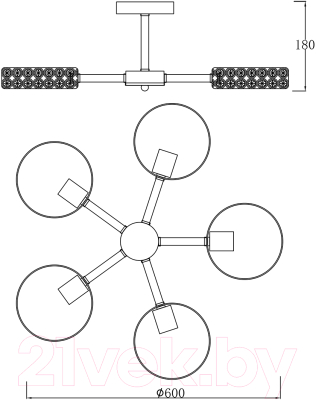 Люстра ESCADA Banjo 679/5P