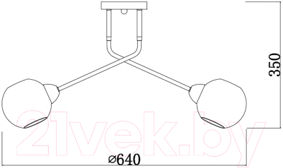 Люстра ESCADA Bond 2113/3P