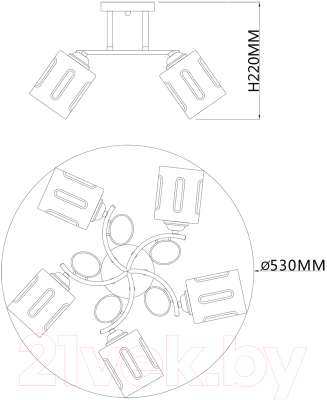 Люстра ESCADA Calluna 1120/5PL