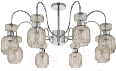 Люстра ESCADA Gloss 1141/8PL (Chrome/Beige) - фото