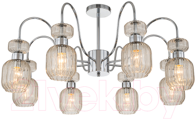 Люстра ESCADA Gloss 1141/8PL (Chrome/Beige)