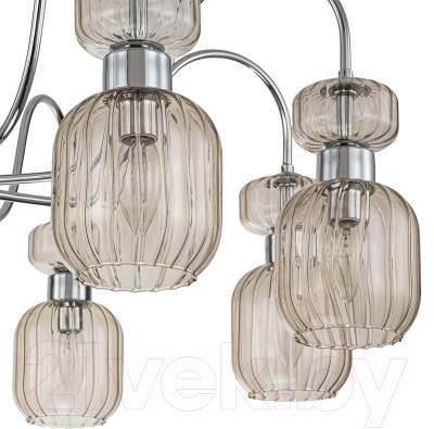 Люстра ESCADA Gloss 1141/8PL (Chrome/Beige)