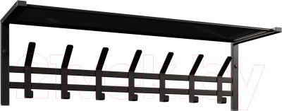 Вешалка для одежды ЗМИ Торонто 31 с полкой / ВСПТ31 - фото