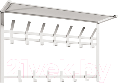 Вешалка для одежды ЗМИ Торонто 32 с полкой / ВСПТ32 - фото