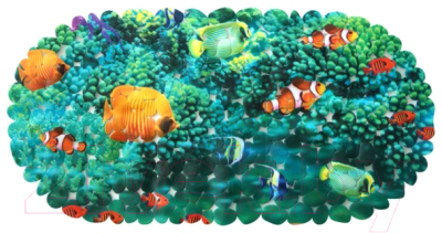 Коврик для ванной Вилина Paradise FV1-MG - фото