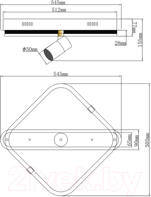 Потолочный светильник ESCADA Factor 10280/1LED