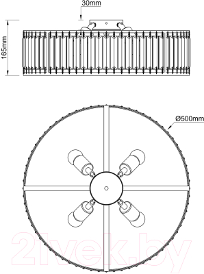 Потолочный светильник ESCADA Unona 2116/4