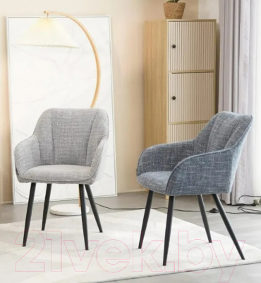 Стул M-City Reflet / 629M05447 (3018-17 серый/черный)