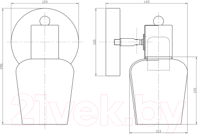Спот ESCADA Wood 691/1A