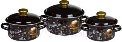 Набор кастрюль КМЗ Арабика-1 - фото