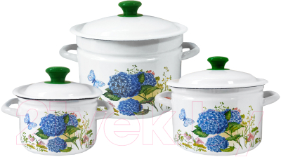 Набор кастрюль КМЗ Мой сад-1 - фото