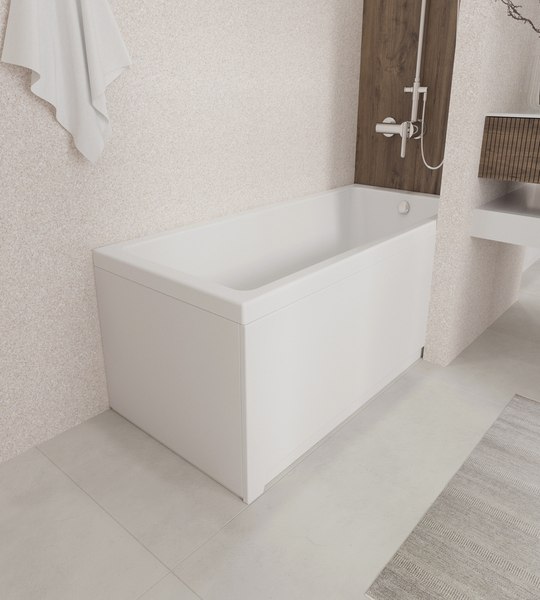 Ванна акриловая Triton Аура 150x70 New (с каркасом и сифоном)