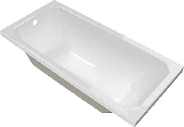 Ванна акриловая Triton Прага 180x80 New (с ножками и сифоном)