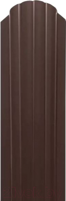 Штакетник металлический Белзабор Полукруг оптима 1700мм - фото