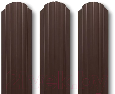 Штакетник металлический Белзабор Полукруг оптима 1700мм