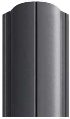 Штакетник металлический Белзабор Полукруг оптима 1500мм - фото