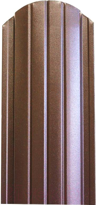 Штакетник металлический Белзабор Полукруг оптима 1700мм - фото