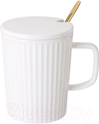 Кружка с ложкой Lefard Herbal / 42-481 - фото