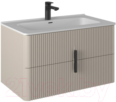 Тумба с умывальником Briz Арно 80 / 105 03-18080-16 00 БЕЖ - фото