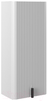 Шкаф-полупенал для ванной Briz Бьянко 35 R / 106 10-08035-00 02 БЕЛ - фото