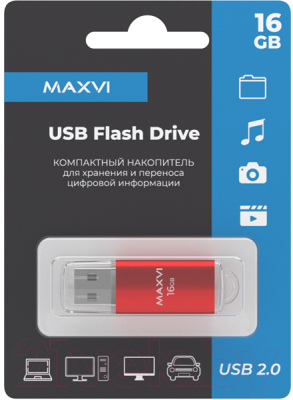 USB flash накопитель Maxvi MP 16GB 2.0