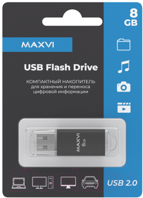 USB flash накопитель Maxvi MP 8GB 2.0