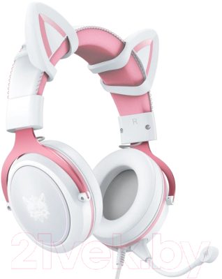 Наушники-гарнитура Onikuma X10 White Cat