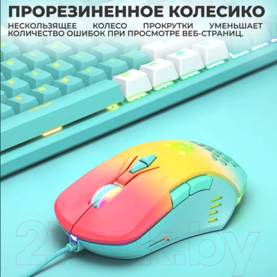 Мышь Onikuma CW902 Rainbow Eclipse
