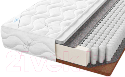 Матрас Seven Dreams Twin Coco Double Eco Lux 413368 (160x200) - фото