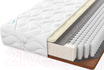 Матрас Seven Dreams Double Twin Coco Latex Lux 413373 (80x200) - фото