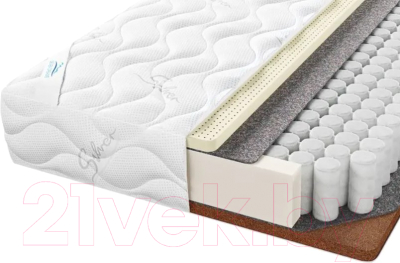 Матрас Seven Dreams Double Twin Coco Latex 413371 (140x200) - фото