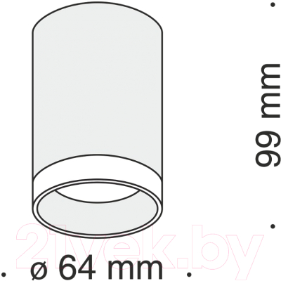 Точечный светильник Maytoni Pauline C008CW-01