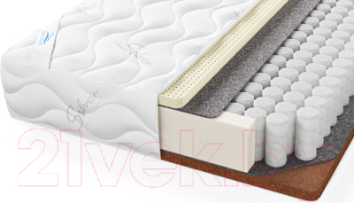 Матрас Seven Dreams Twin Coco Latex 413379 (140x200) - фото