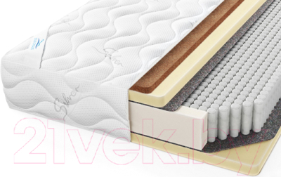 Матрас Seven Dreams Twin Foam Coco Lux 413398 (90x200) - фото
