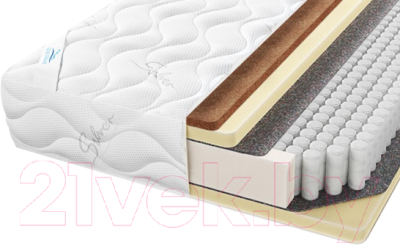 Матрас Seven Dreams Twin Foam Coco 413393 (80x200) - фото