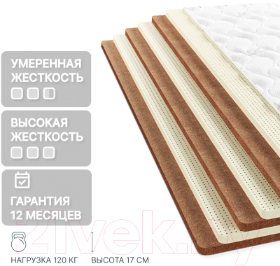 Матрас Seven Dreams Monolith Lux 413413 (80x200)