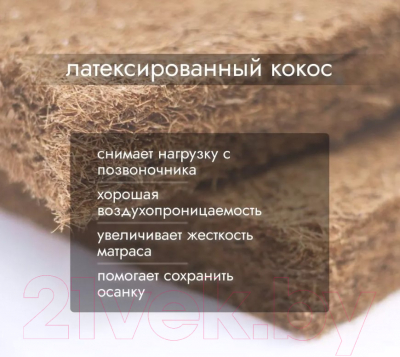 Матрас Seven Dreams Basic Coco 415373 (80x200)