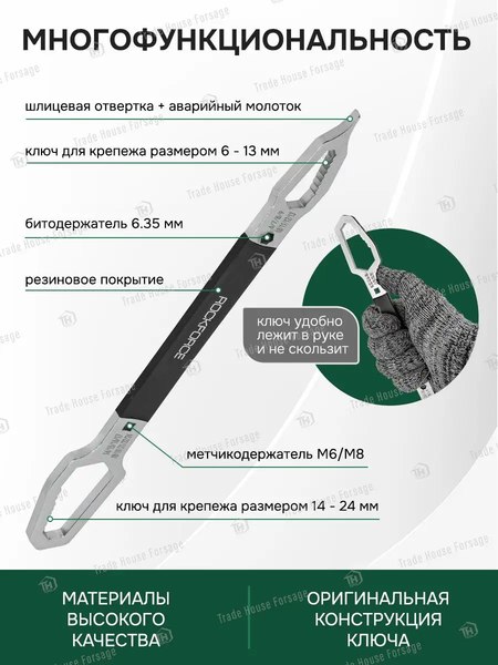 Гаечный ключ RockForce RF-9E003A