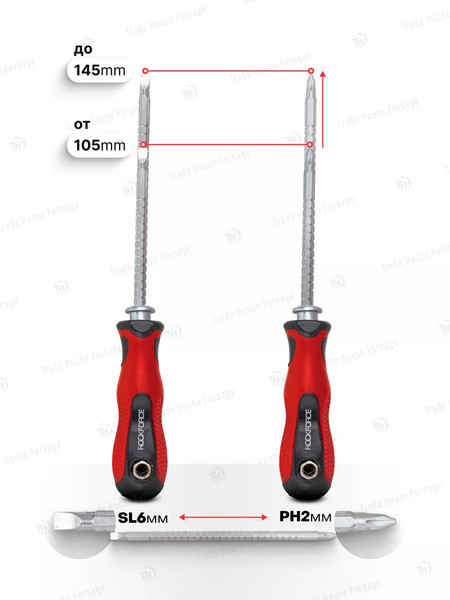 Отвертка RockForce RF-711A180