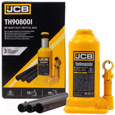 Бутылочный домкрат JCB TH908001