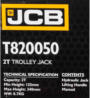 Подкатной домкрат JCB T820050