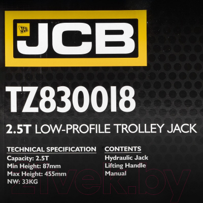 Подкатной домкрат JCB T830018 TZ