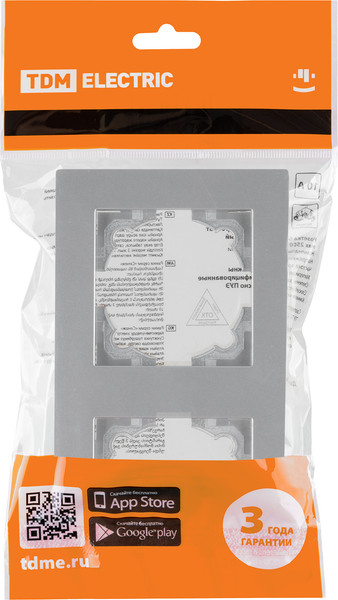 Рамка для выключателей и розеток TDM Сенеж / SQ1816-0255