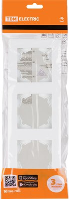 Рамка для выключателей и розеток TDM Сенеж / SQ1816-0056