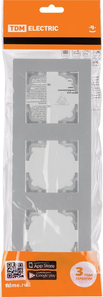 Рамка для выключателей и розеток TDM Сенеж / SQ1816-0256