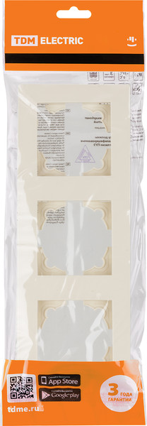 Рамка для выключателей и розеток TDM Сенеж / SQ1816-0156