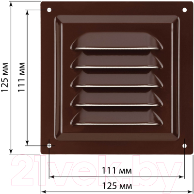 Решетка вентиляционная TDM SQ1807-0706
