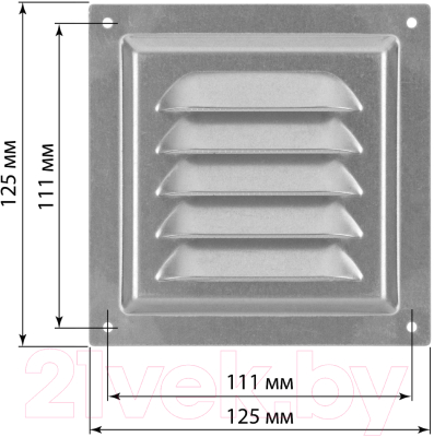Решетка вентиляционная TDM SQ1807-0711