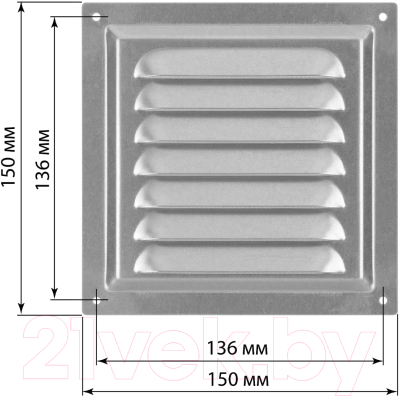 Решетка вентиляционная TDM SQ1807-0712